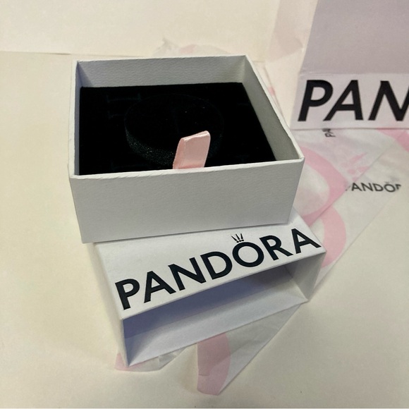 Pandora Jewelry Gift Bag Bundle Bracelet & Pendant Boxes Tissue Paper - Picture 2 of 8